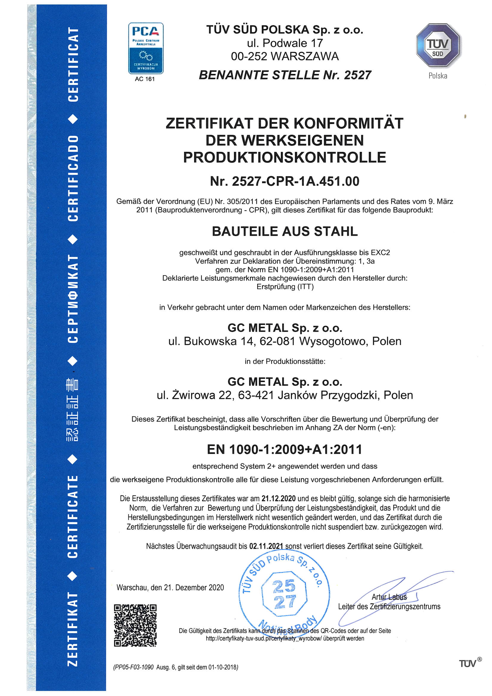 Certyfikat DE (2)